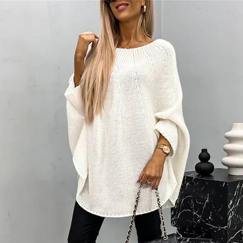 Damen Strickpullover im Oversized-Stil | Langarm