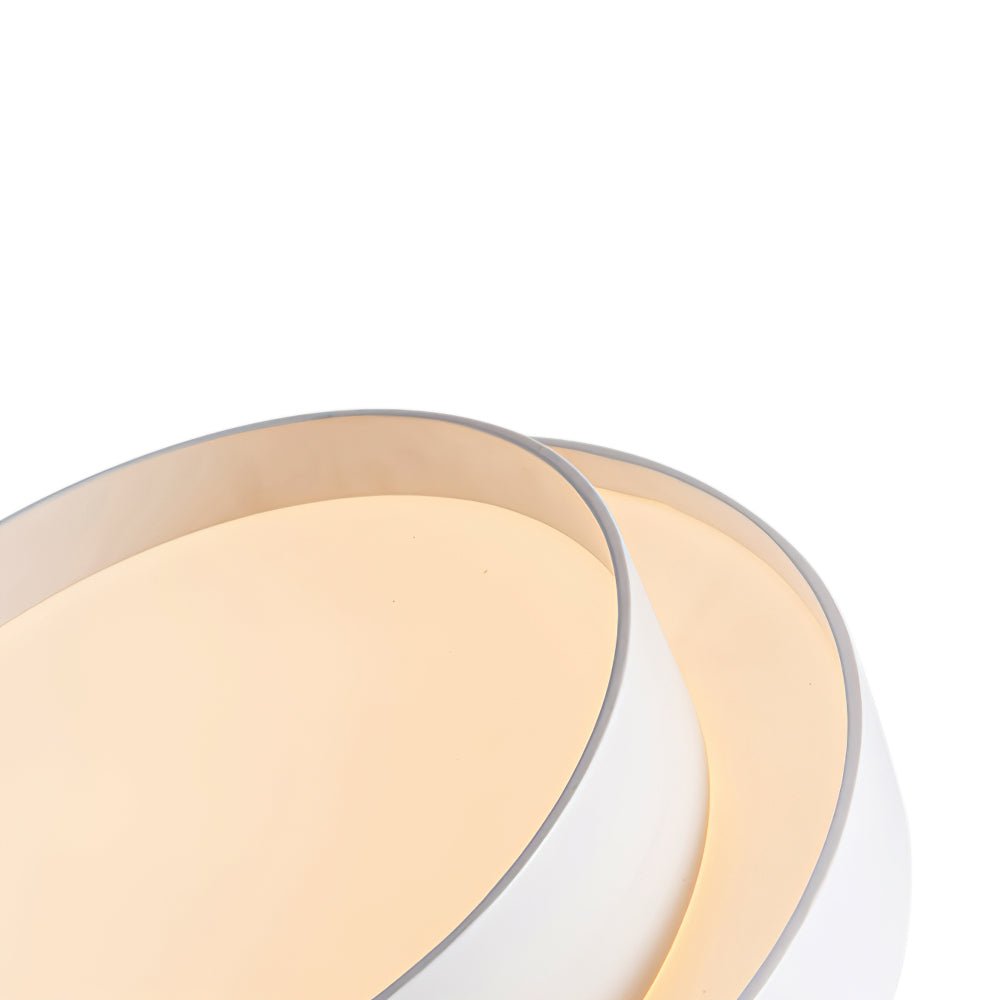 Deckenlampe modern | Runde Ringe flach