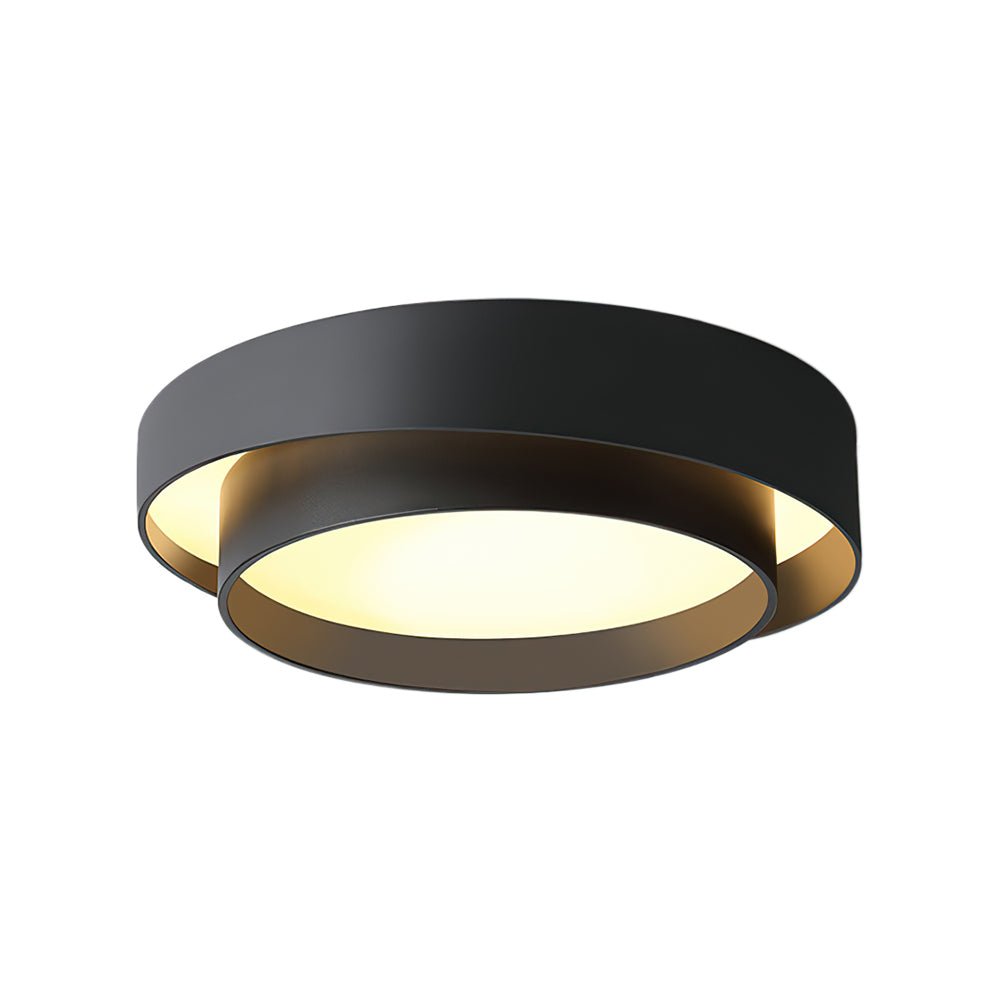 Deckenlampe modern | Runde Ringe flach