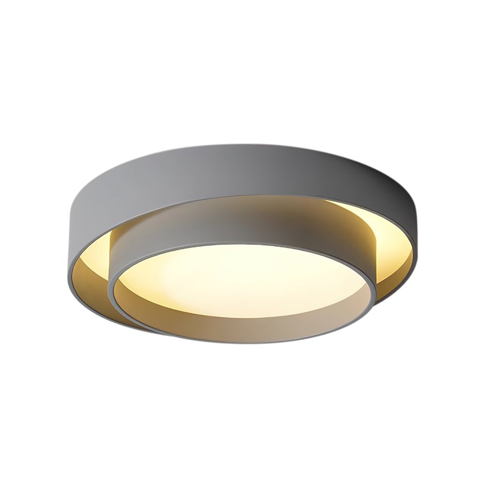 Deckenlampe modern | Runde Ringe flach