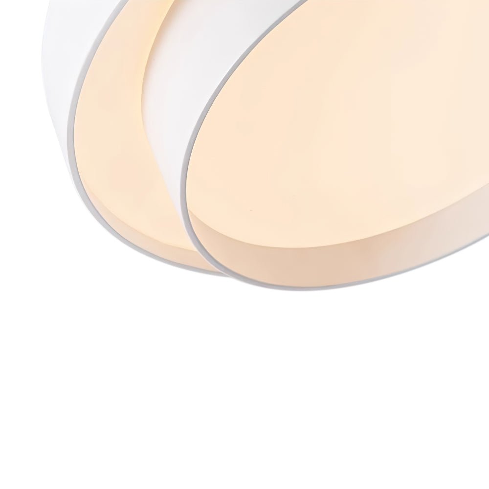 Deckenlampe modern | Runde Ringe flach