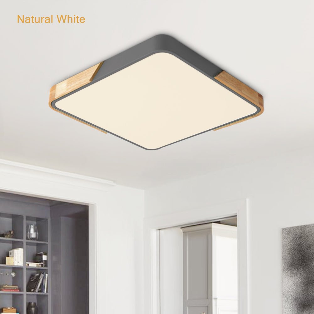 Deckenlampe modern | Rechteckig flach