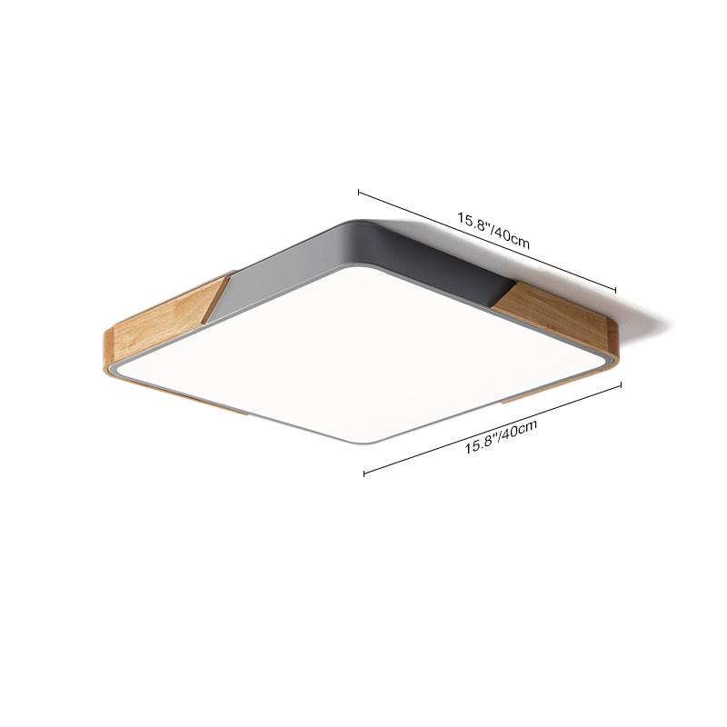Deckenlampe modern | Rechteckig flach