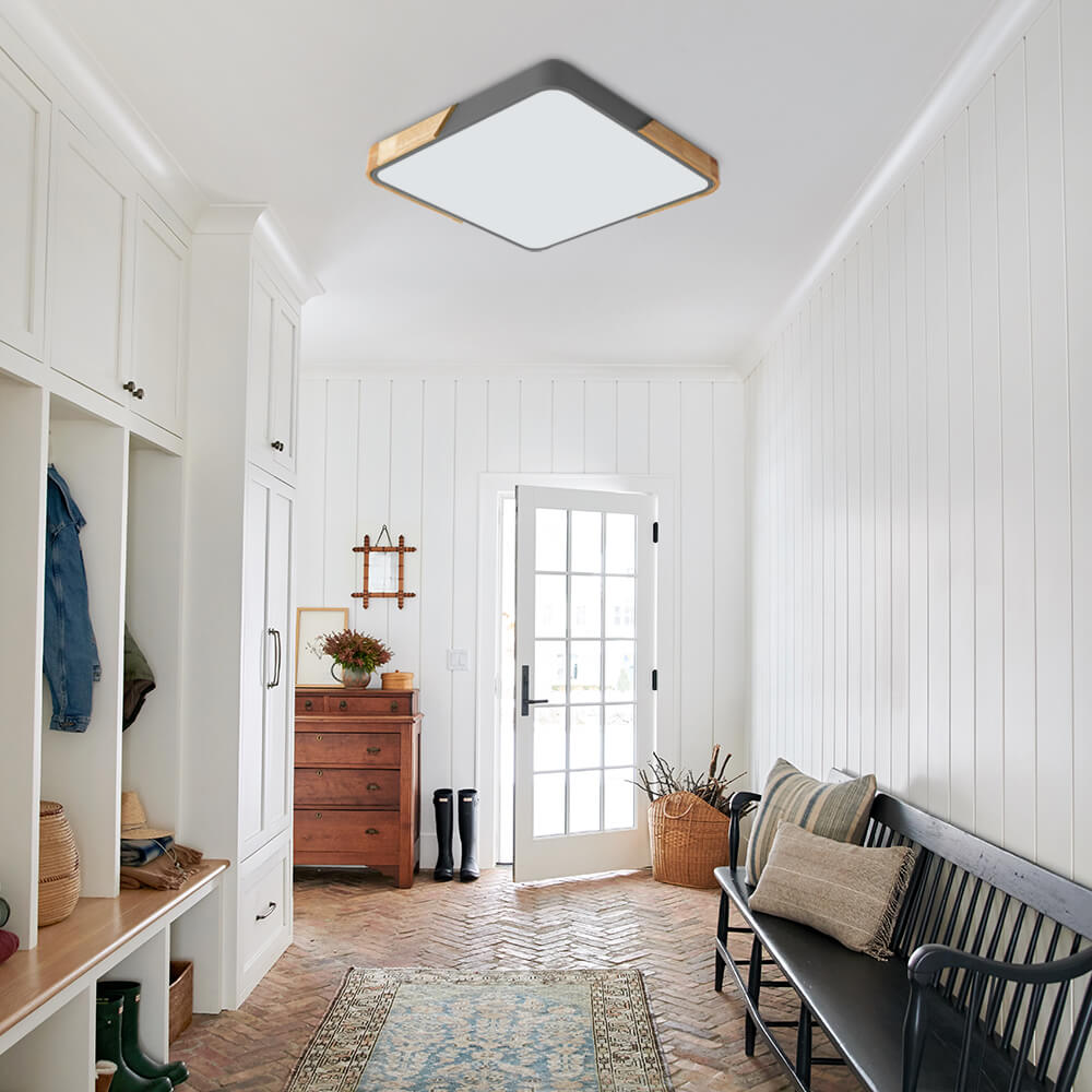 Deckenlampe modern | Rechteckig flach