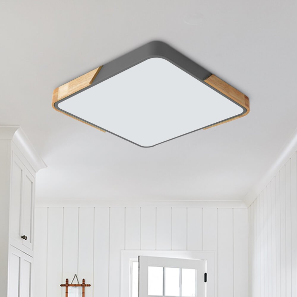 Deckenlampe modern | Rechteckig flach