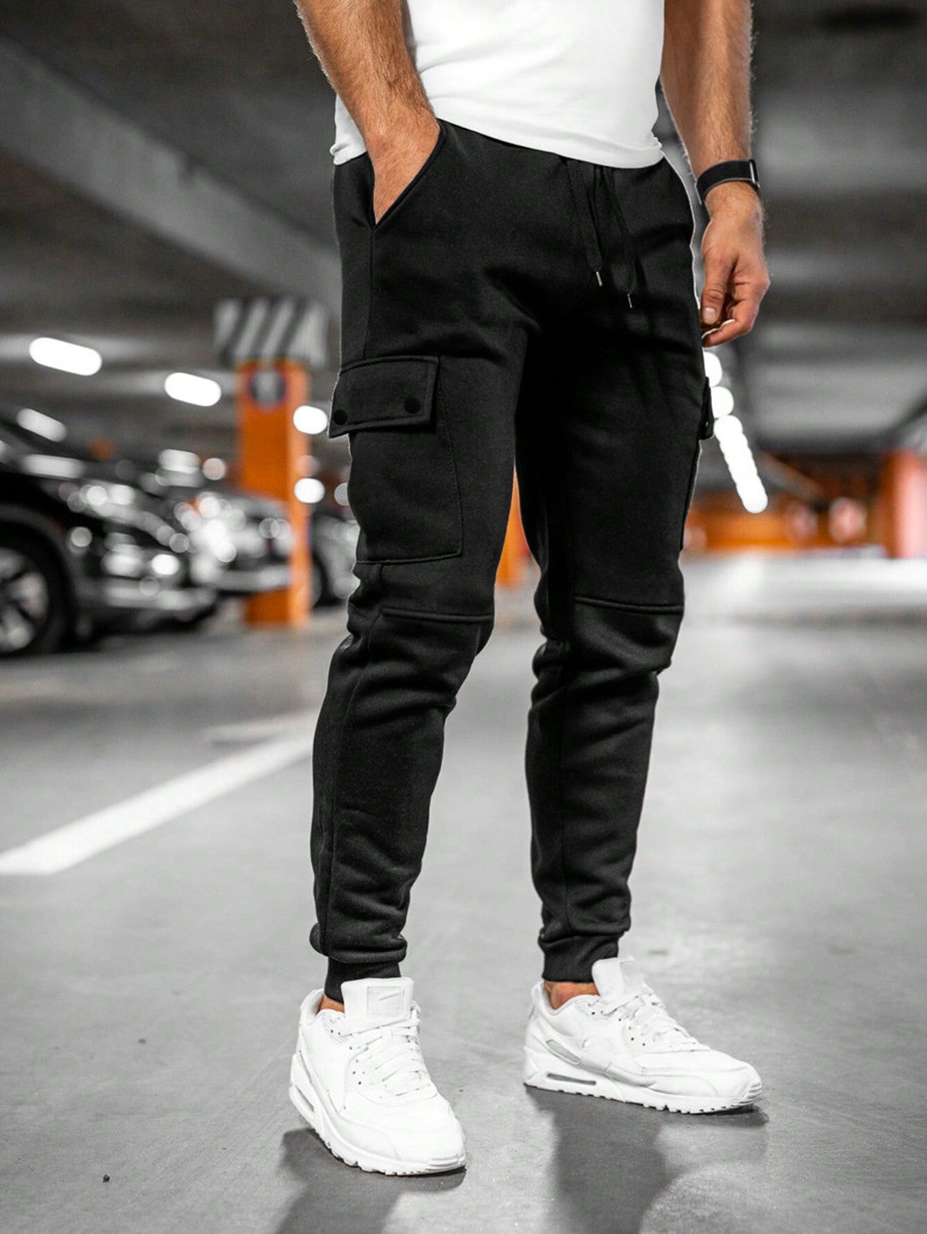 Herren Cargo Jogger Hose | Flip Pocket