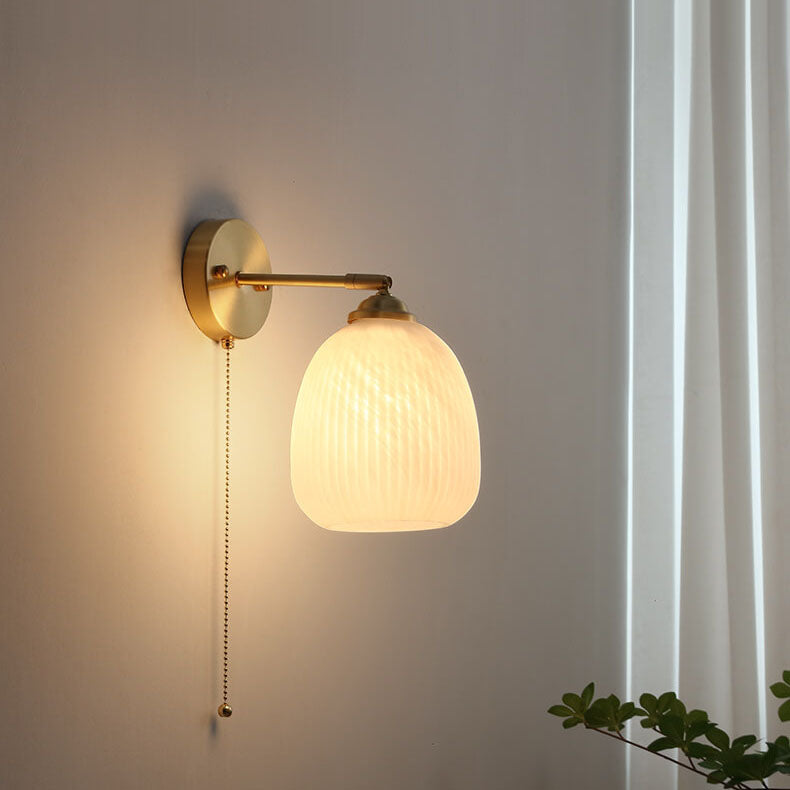 Wandleuchte mit Schnurschalter