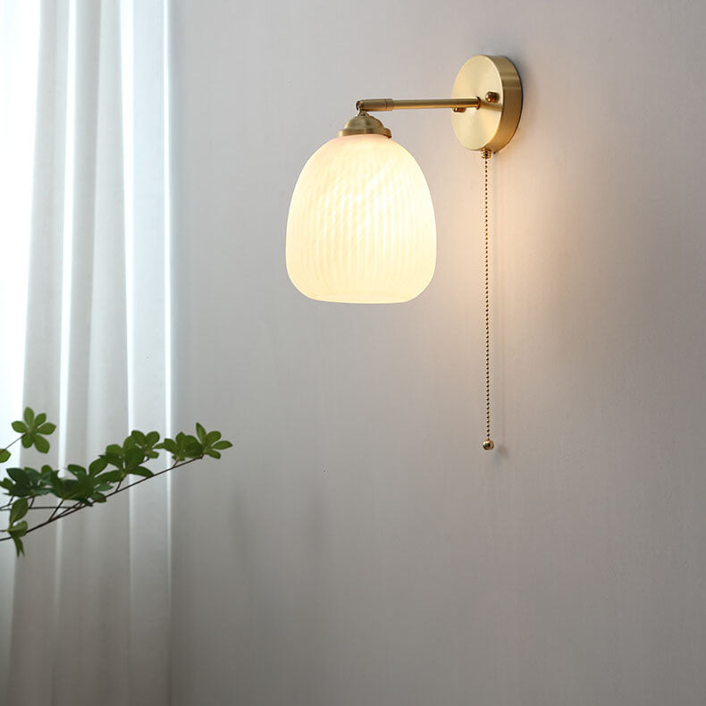 Wandleuchte mit Schnurschalter
