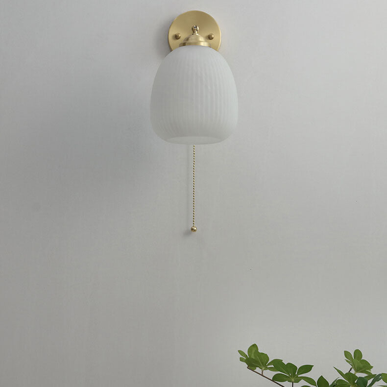 Wandleuchte mit Schnurschalter