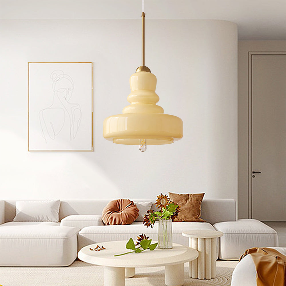 Moderne Runde Vintage Pendelleuchte