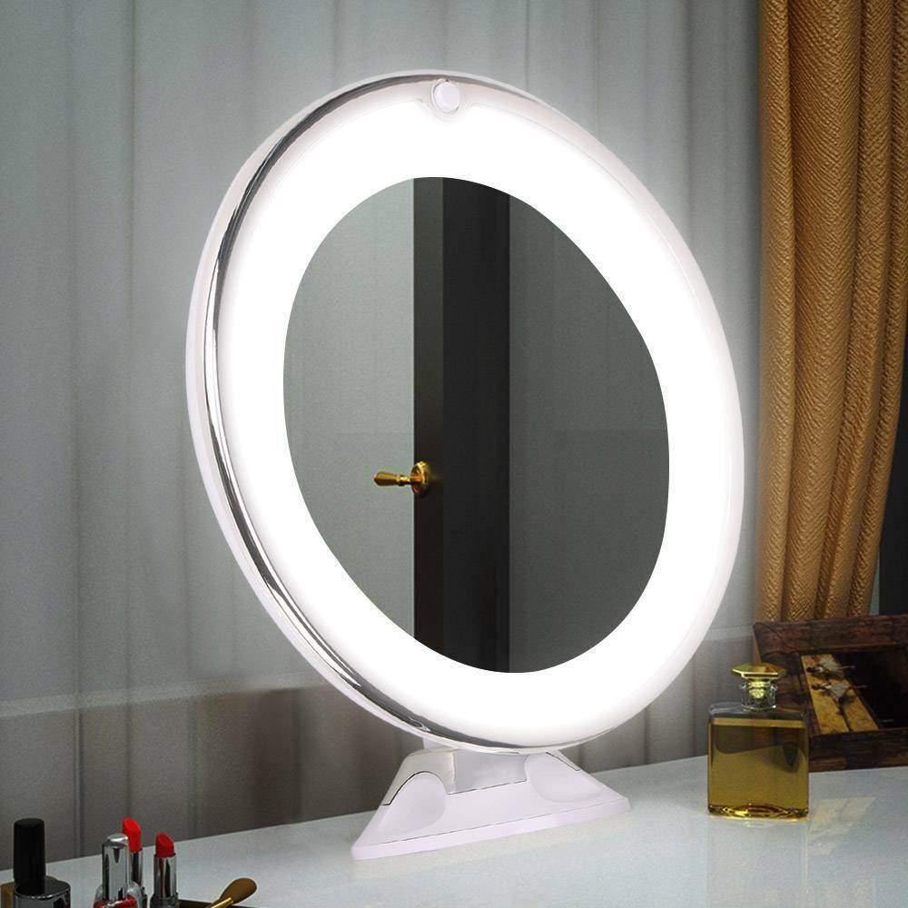 Drehbarer LED-Schminkspiegel