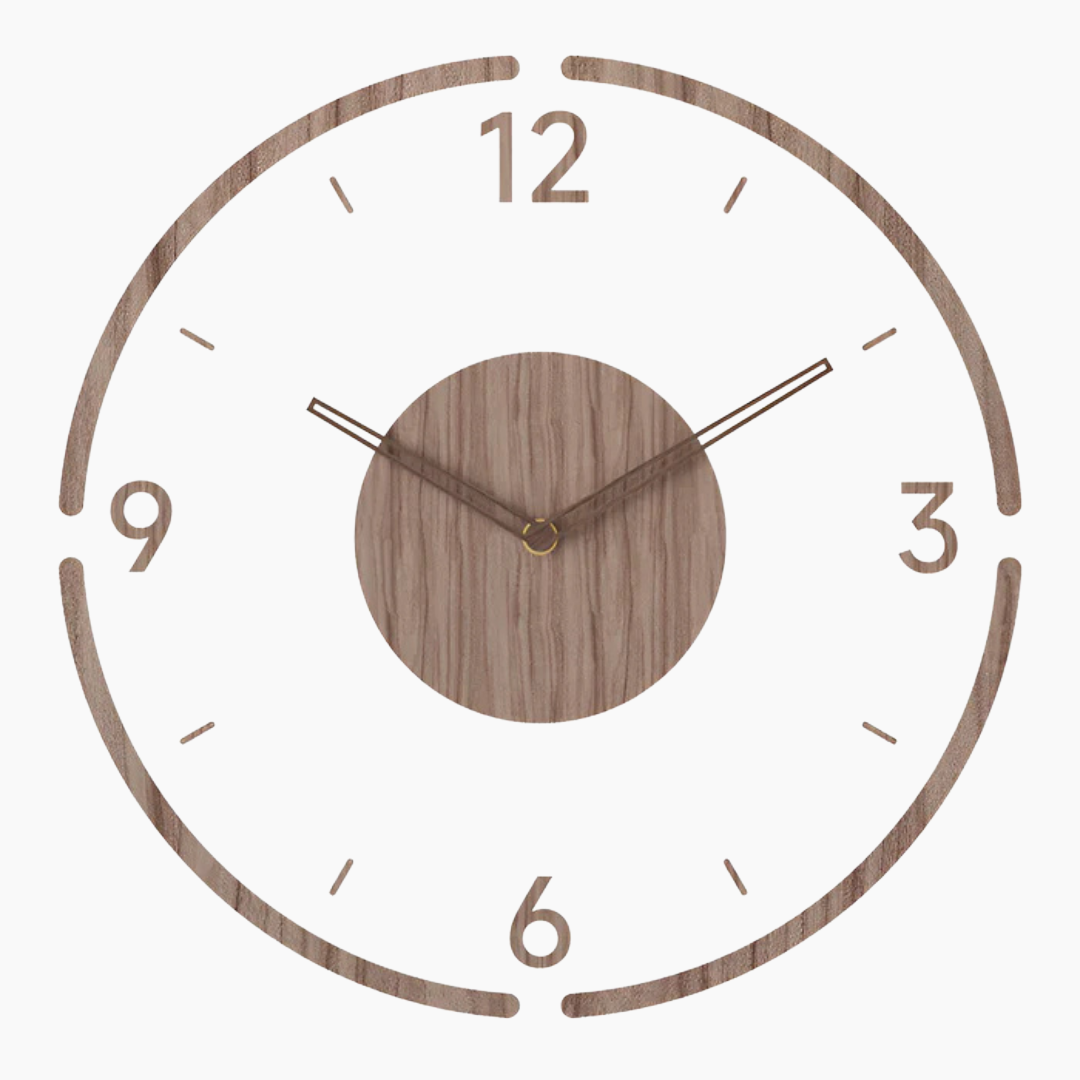 Große Wanduhr Wohnzimmer – Modern & Stilvoll mit Holzoptik