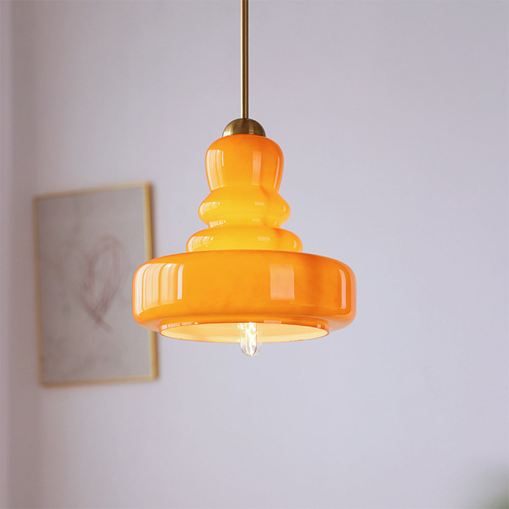Moderne Runde Vintage Pendelleuchte