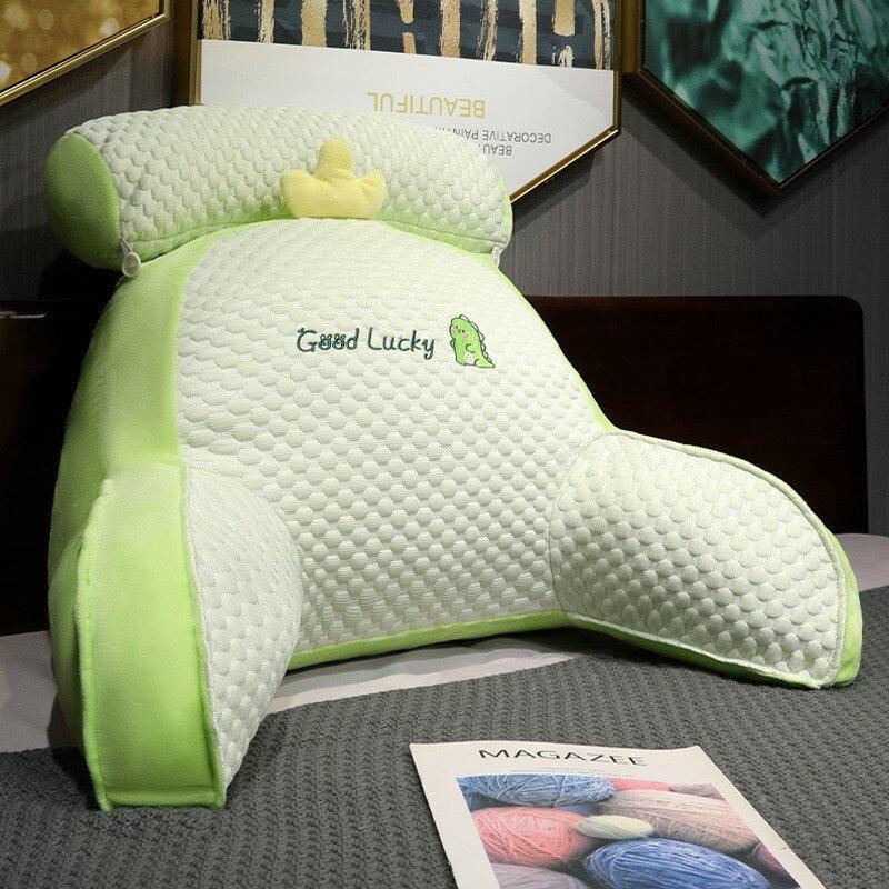 Rückenkissen mit Armlehnen für Bett und Sofa