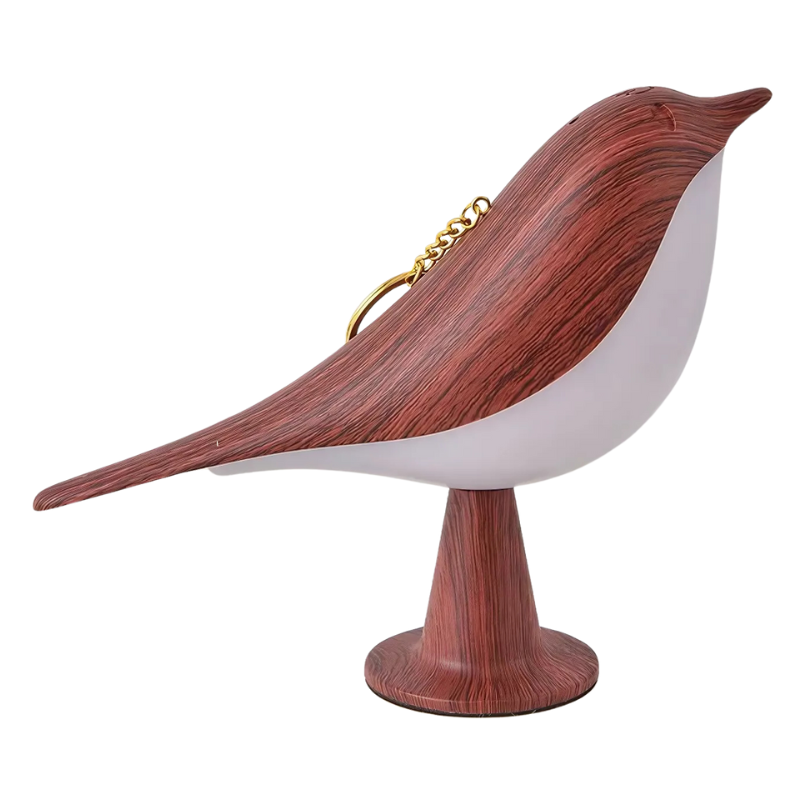 Tischlampe in Vogelform