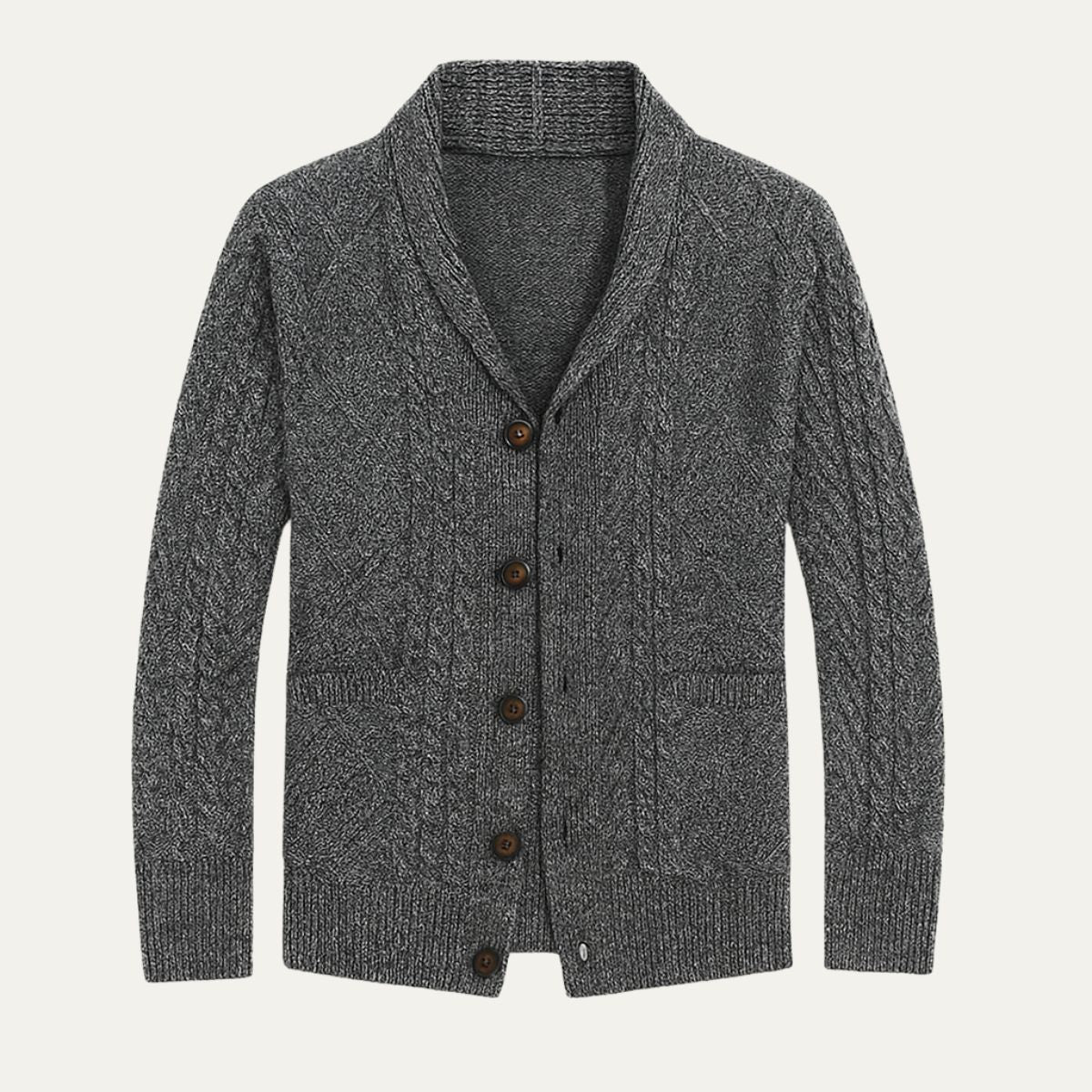 Herren Strickjacke | Mit Knopfleiste