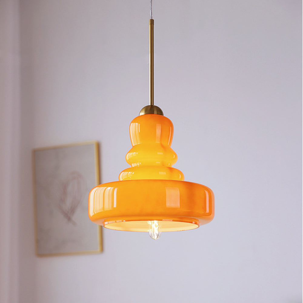 Moderne Runde Vintage Pendelleuchte