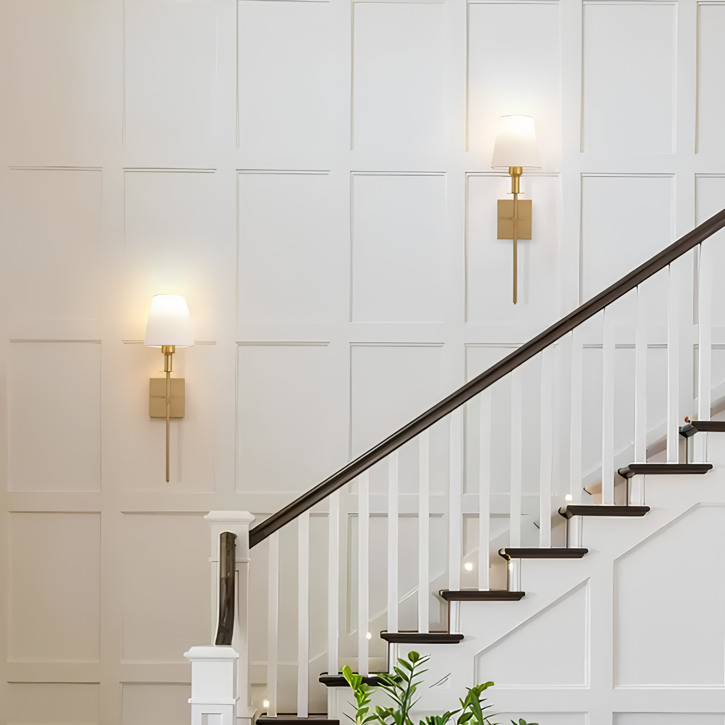 Wandleuchte mit Lampenschirm | Wohnzimmer