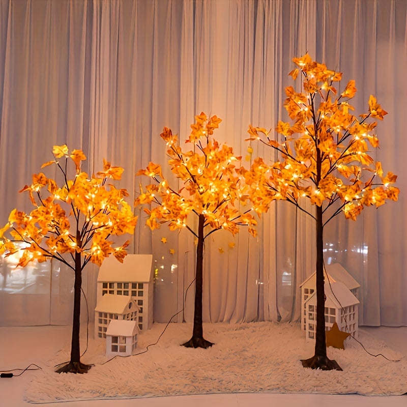 Ahornbaum mit Beleuchtung | Herbstliche Dekoleuchte für Zuhause