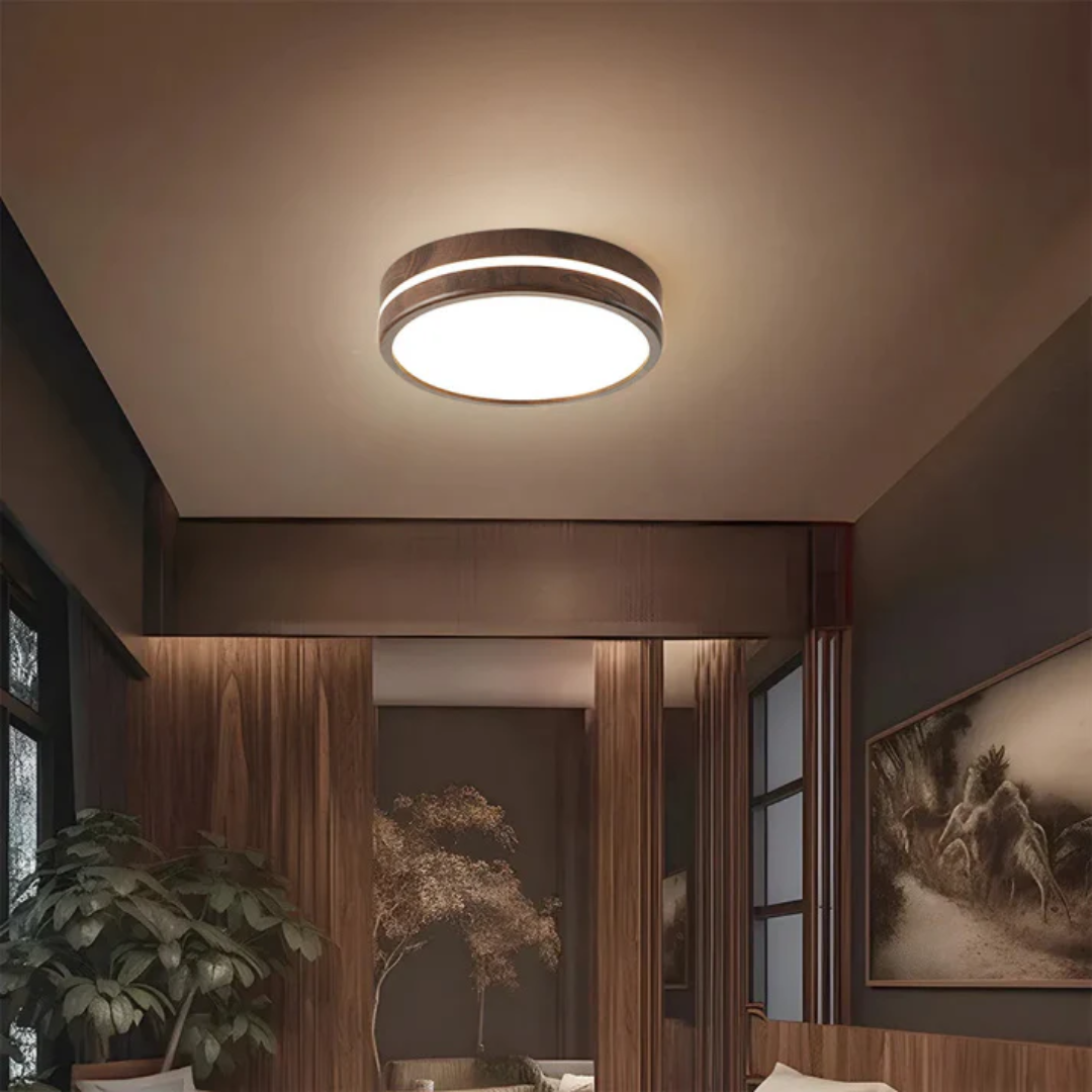 Schlichte LED-Deckenlampe für Innenräume