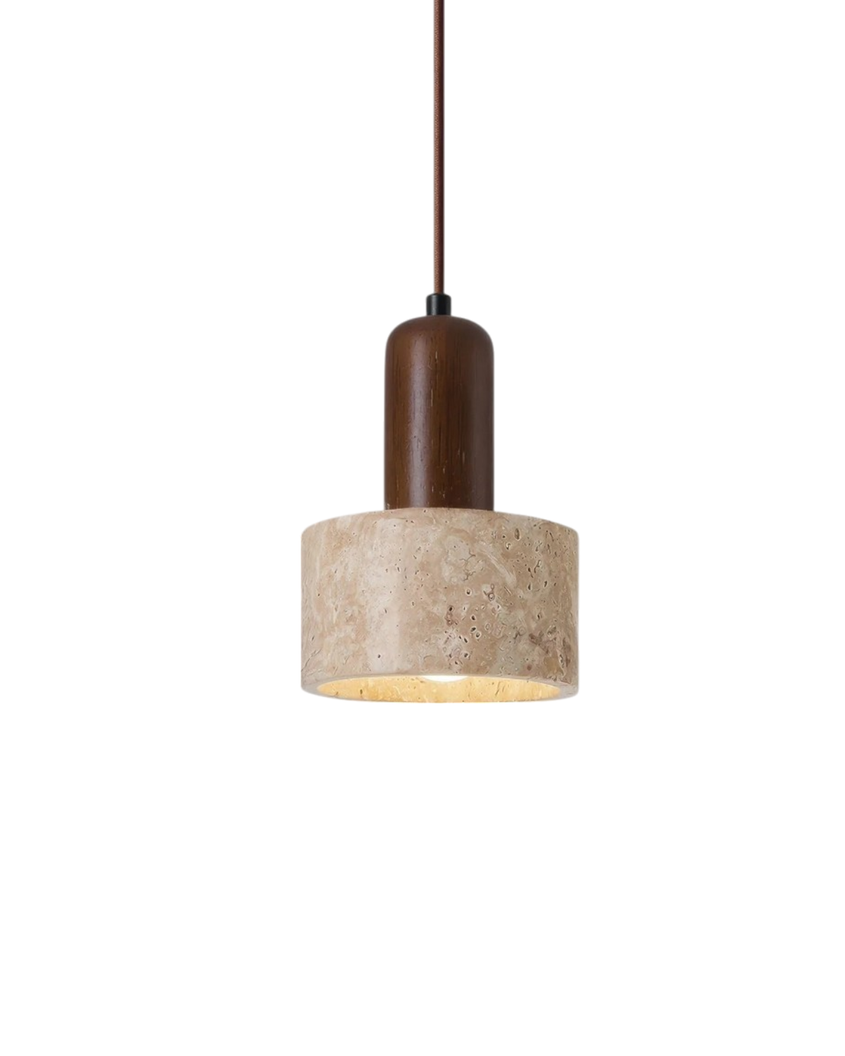 Beige Hängelampe | Wohnzimmer