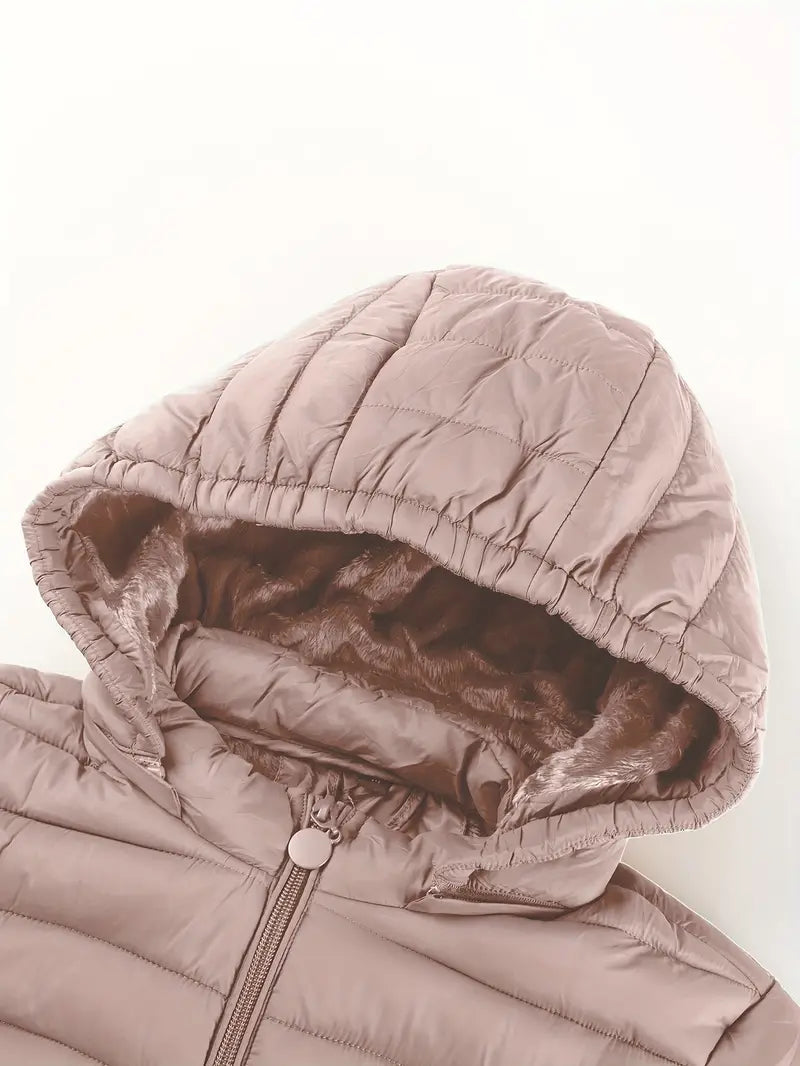 Damen Steppjacke mit Kapuze | Outdoor