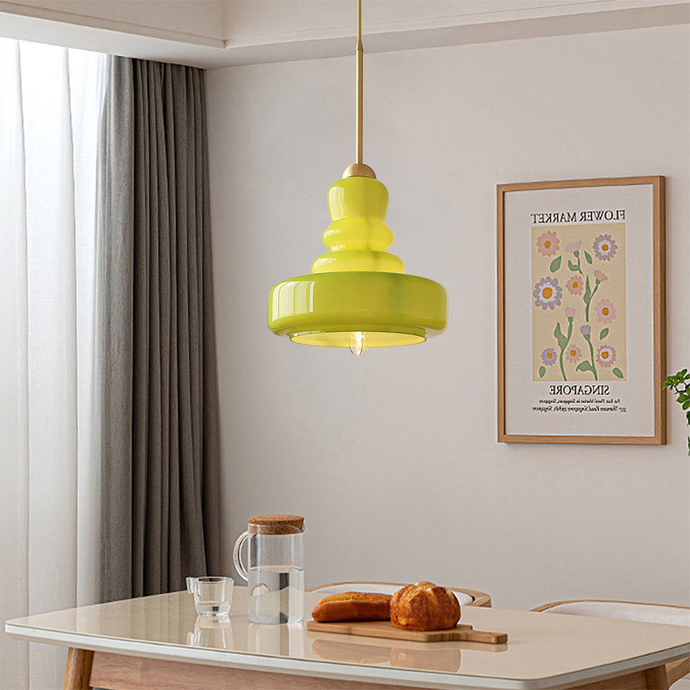Moderne Runde Vintage Pendelleuchte