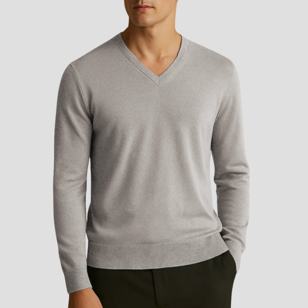 Herren Strickpullover | V-Ausschnitt