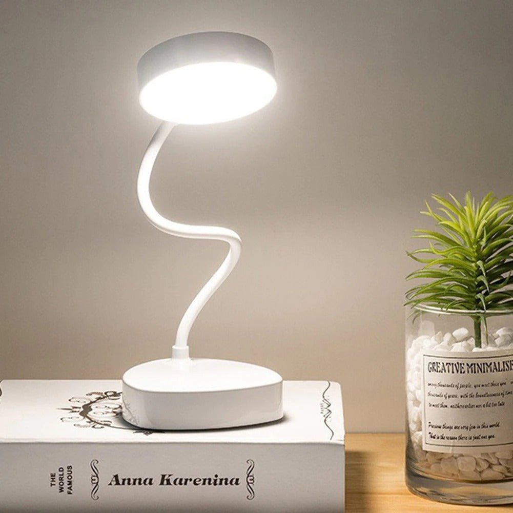 Weiße Leselampe | Nachttischlampe