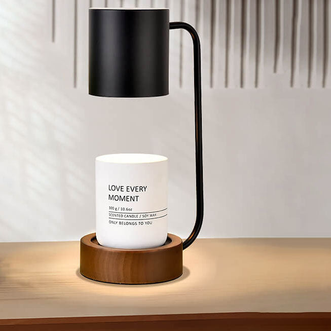 Nachttischlampe mit Ablage