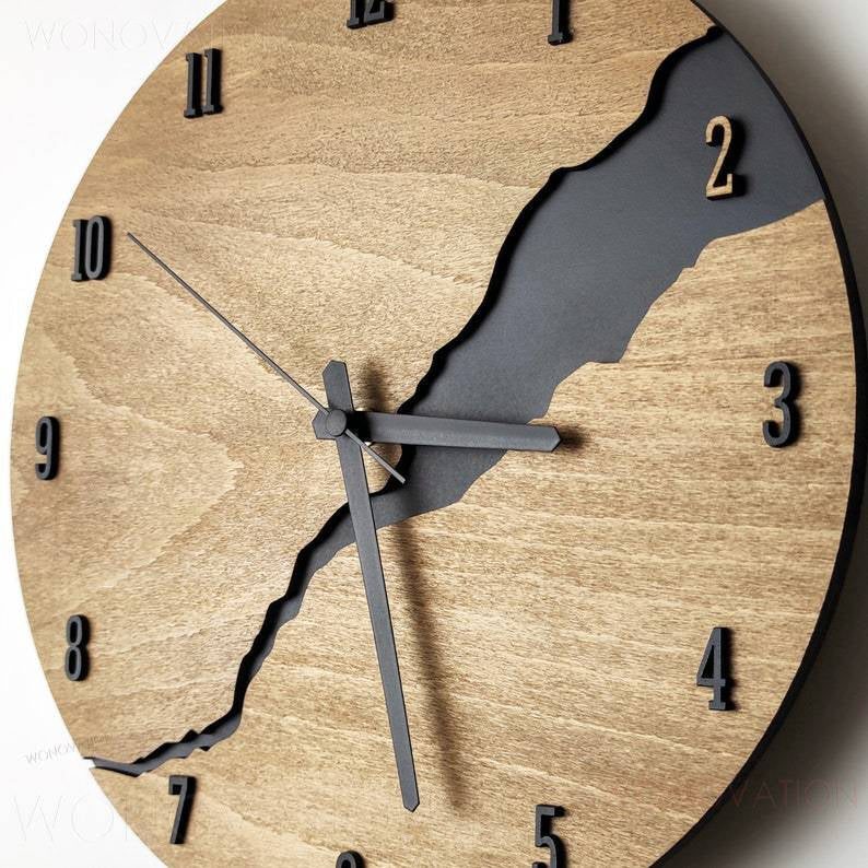 Dekorative runde Wanduhr | Wanddekoration