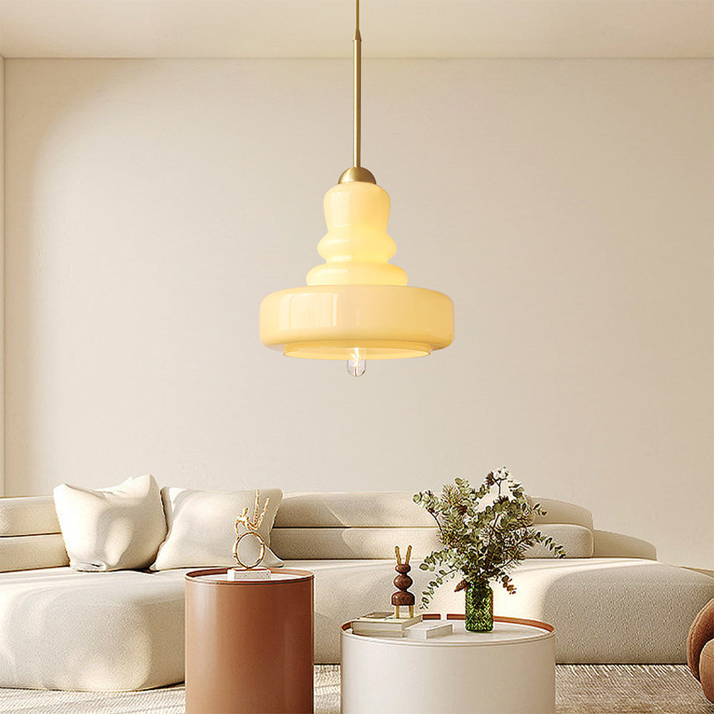 Moderne Runde Vintage Pendelleuchte