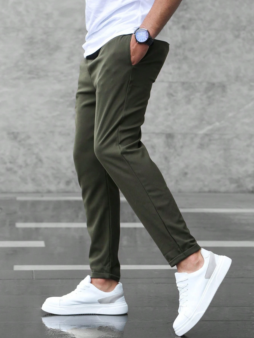 Herren Slim Fit Jogger Pants | Kordelzug