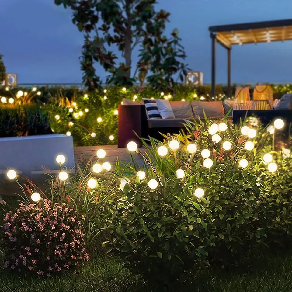 Gartenleuchten mit biegsamen Stäben | Dekolichter
