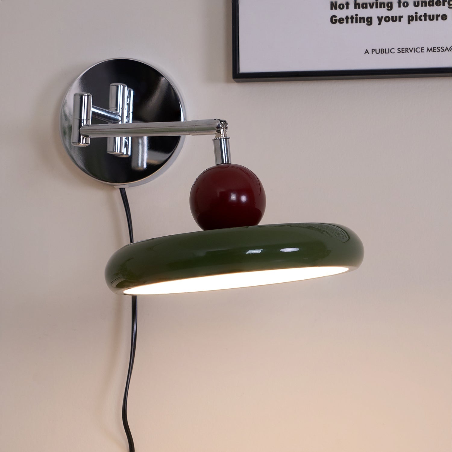 Wandleuchte | Mit Stecker für Innenräume