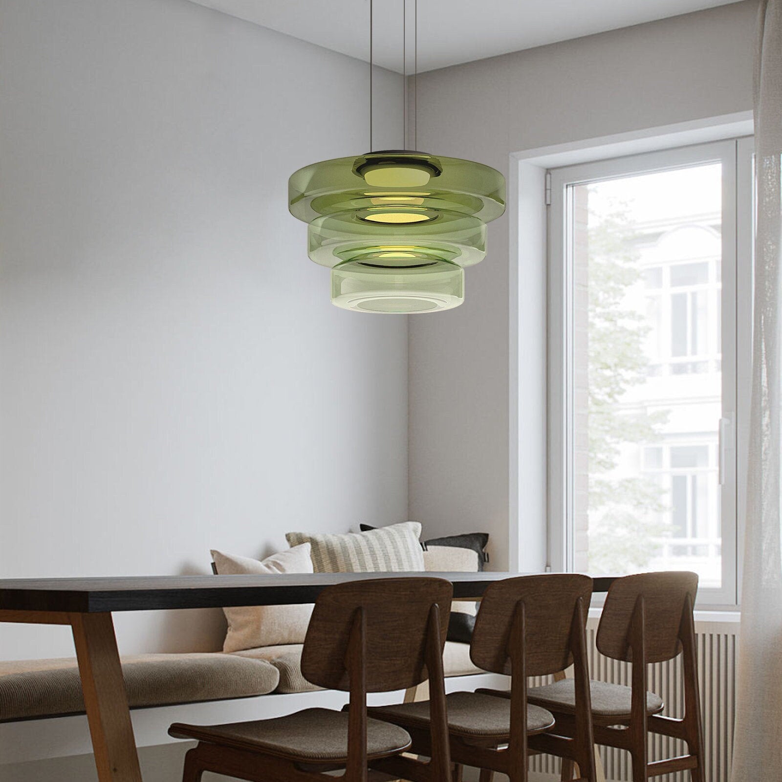 Hängeleuchte im Bauhaus-Stil für modernes Wohnen