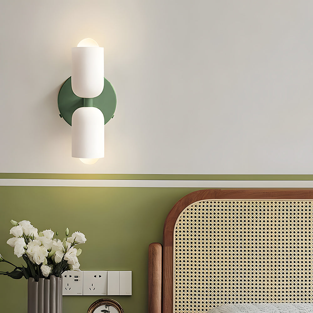 Wandleuchte für Wohnzimmer | Doppelkopf