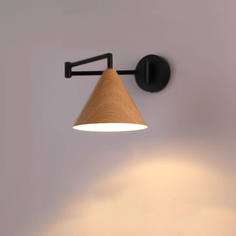 Kompakte Wandleuchte mit Arm