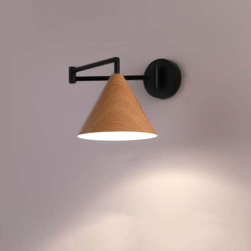 Kompakte Wandleuchte mit Arm