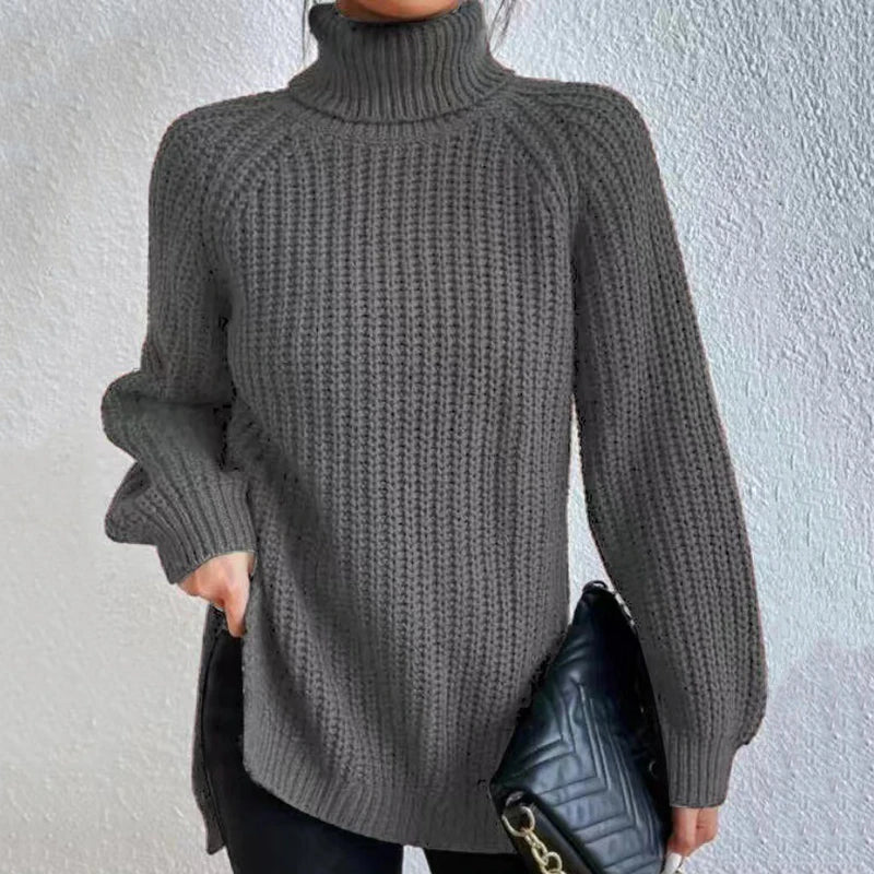 Damen Rollkragenpullover | Weiter Schnitt