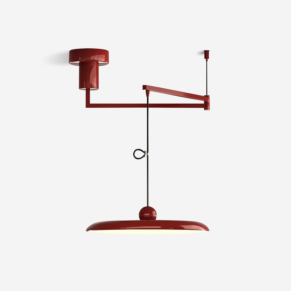 Hängelampe mit klarem Design