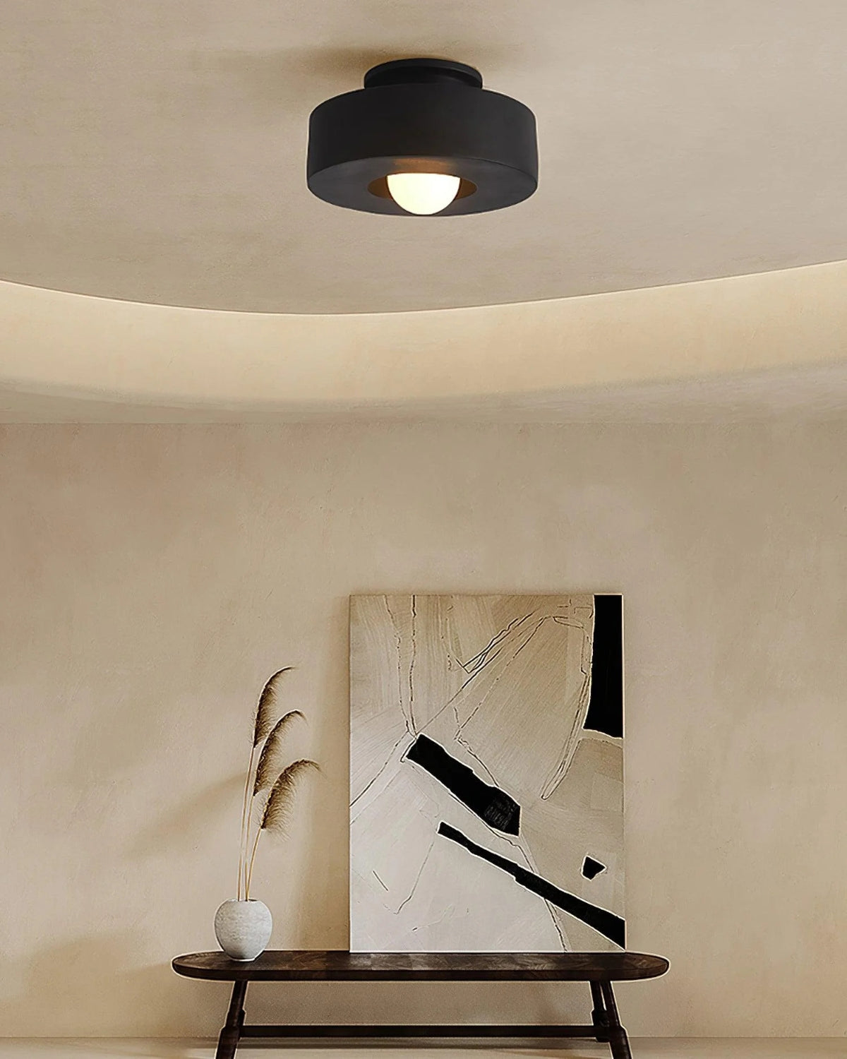 Minimalistische Deckenleuchte | Rundes Design