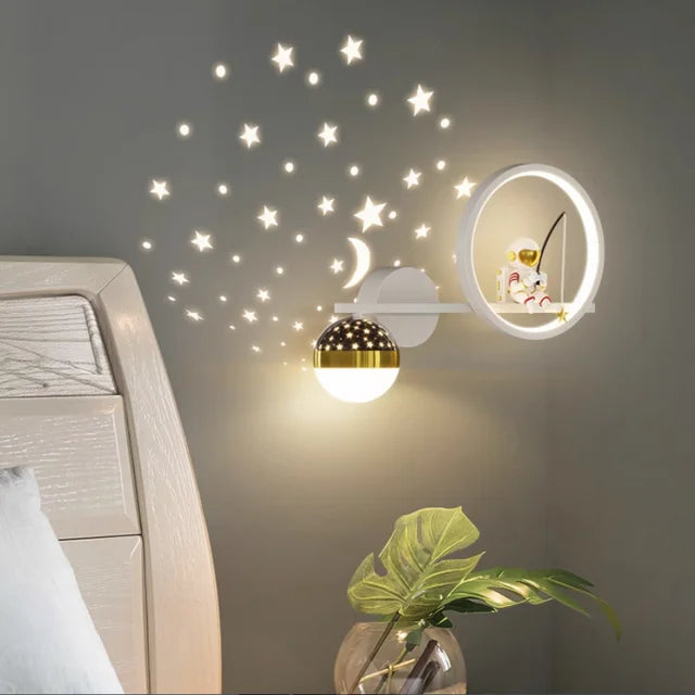 Wandleuchte mit Sterneffekt | Sternlampe