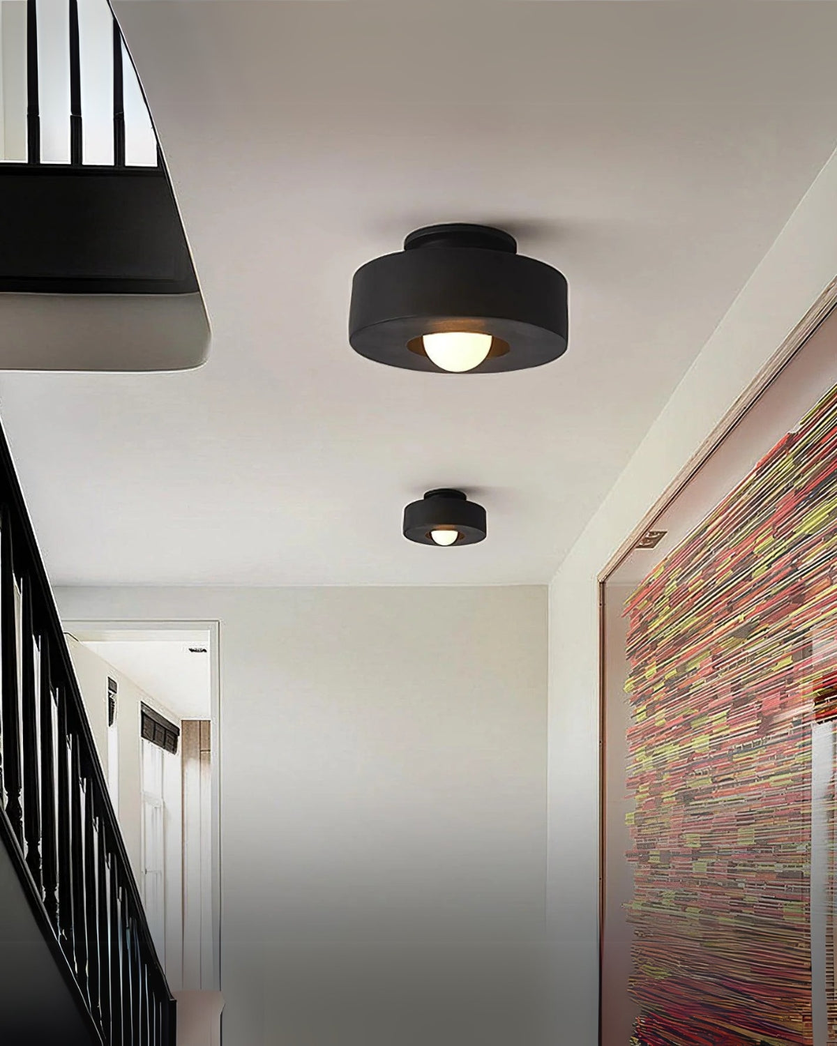 Minimalistische Deckenleuchte | Rundes Design