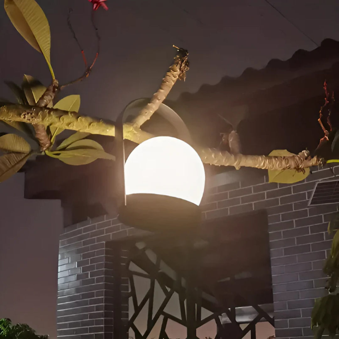 Moderne Tischlampe | Kugelförmige Lichtquelle