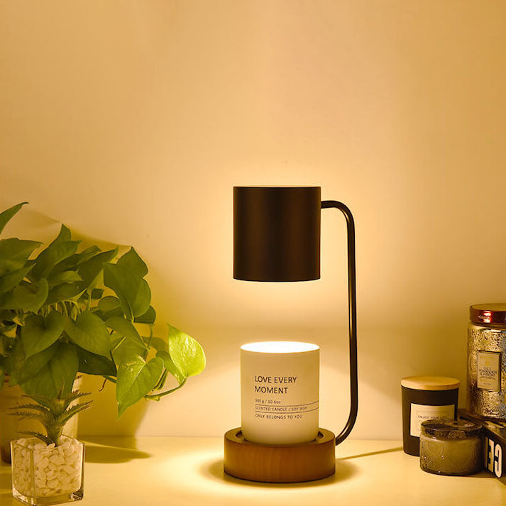 Nachttischlampe mit Ablage