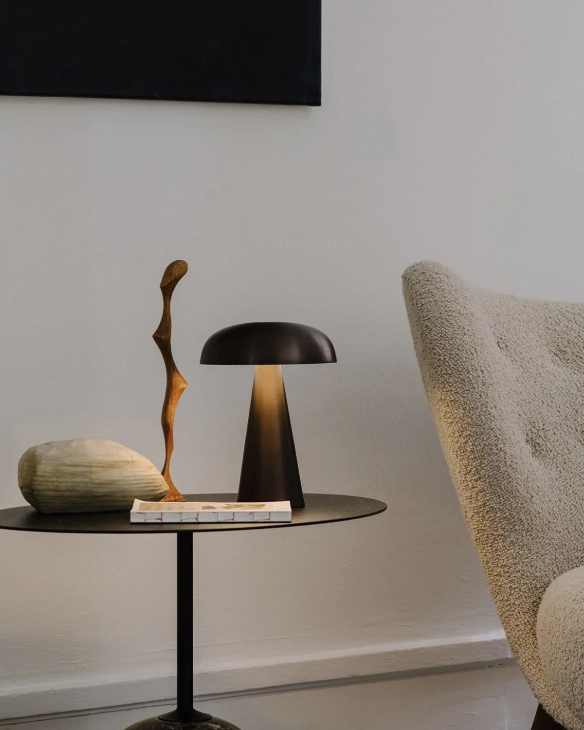 Tischlampe mit klarem Design