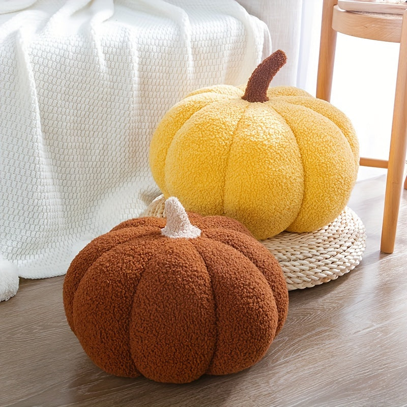 Kürbis Kissen Deko | Weiches Wohnaccessoire für Herbst & Halloween