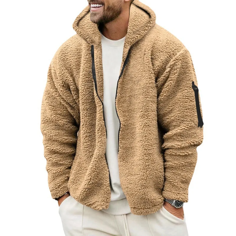 Herren Teddyjacke | Mit Reißverschluss