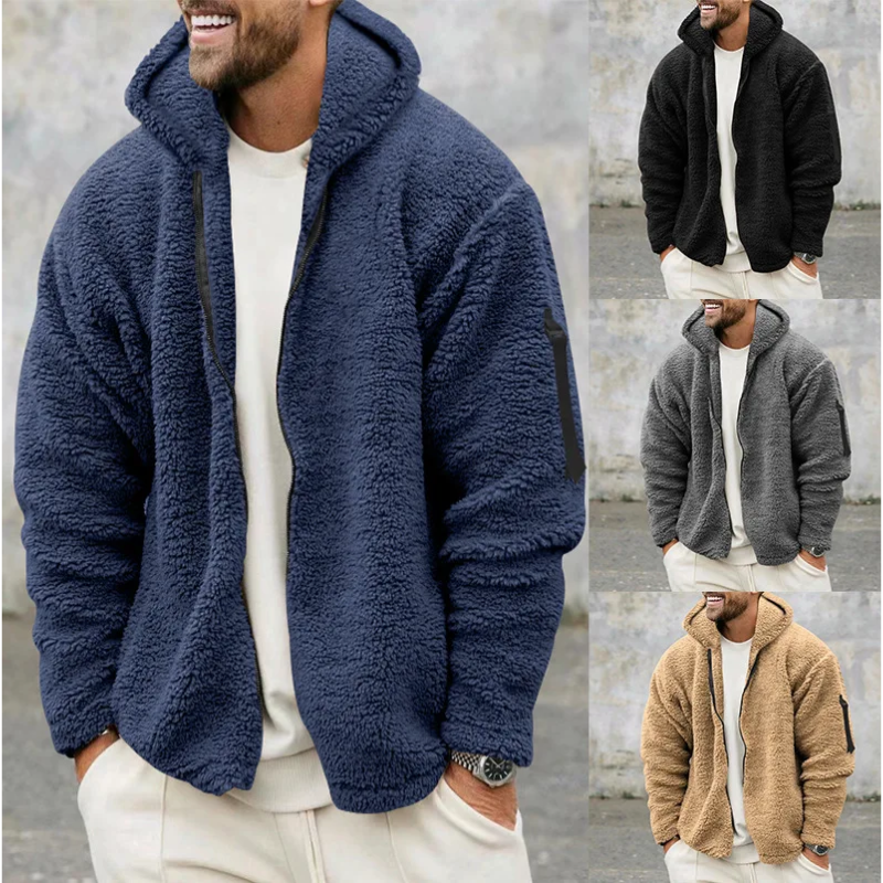 Herren Teddyjacke | Mit Reißverschluss